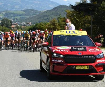 Skoda als officiële partner van tour de france